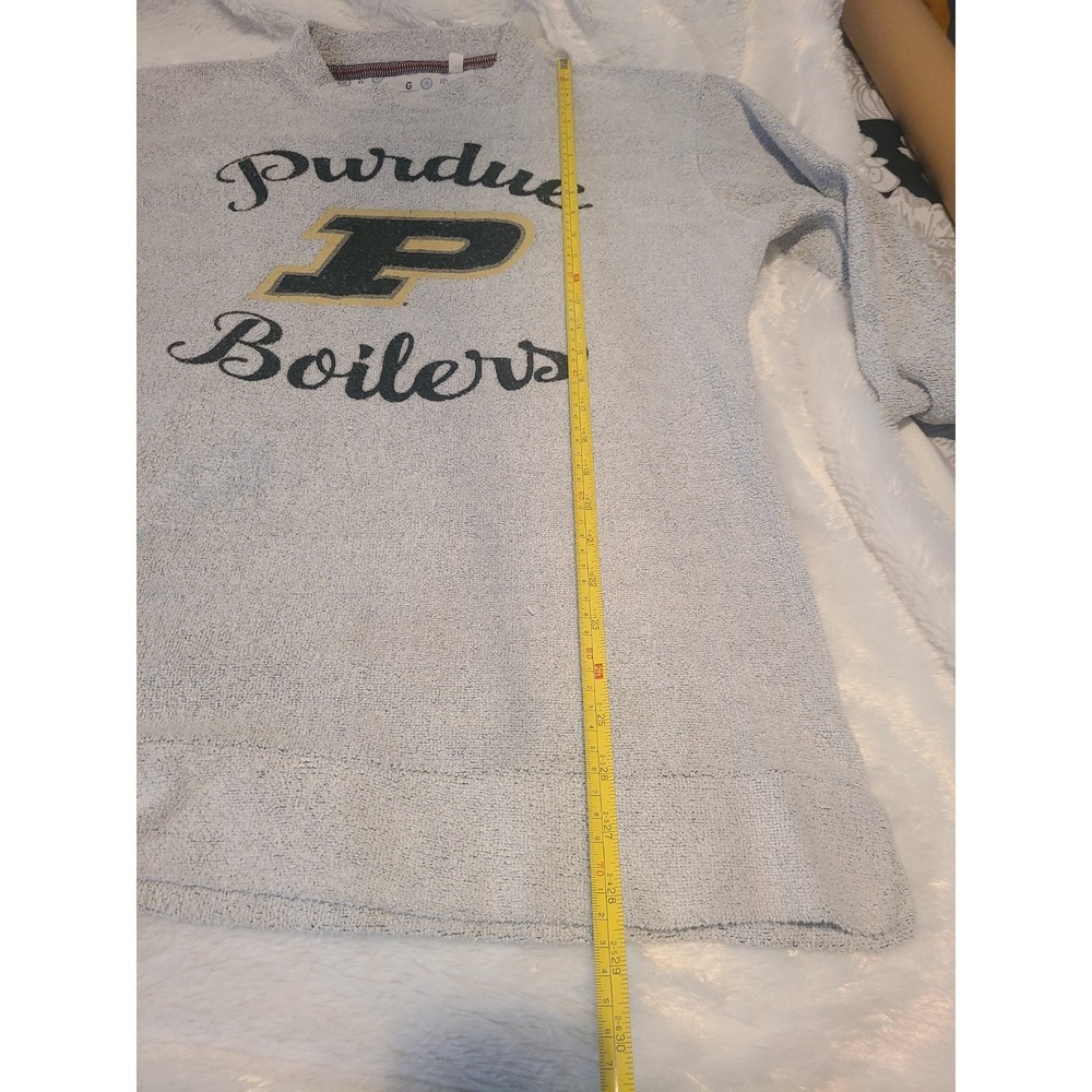 Pressbox Purdue Boilermakers Comfy Terry Sweatshirt Gray Womens Large 65F00SLD - Picture 6 of 7
